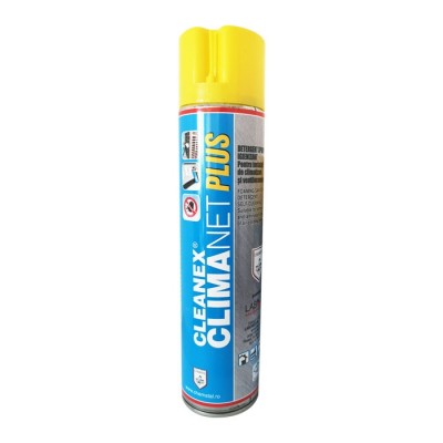 CLEANEX CLIMANET PLUS - Spray detergent spumogen pentru curatarea aparatelor de aer conditionat (CLINETPLUS0600)