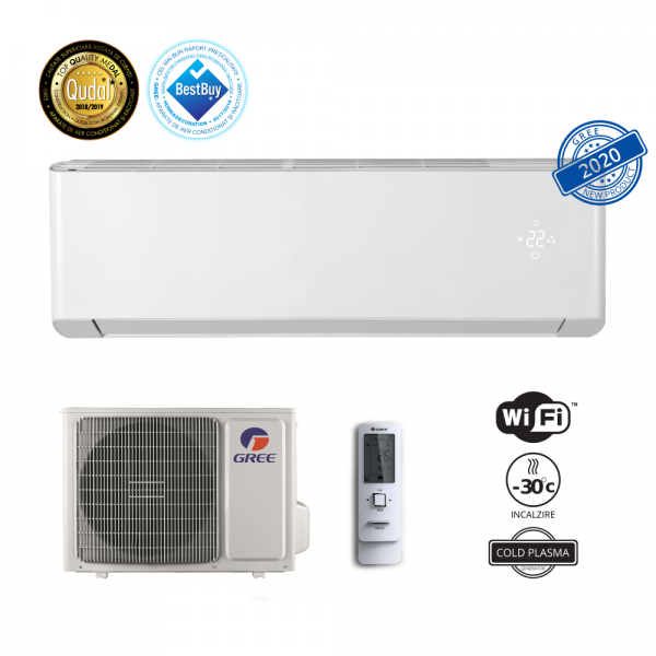Gree aer conditionat Amber GWH09YD-S6DBA1A 9000 BTU, Wi-Fi, COLD PLASMA Gree aer conditionat Amber GWH09YD-S6DBA1A 9000 BTU, Wi-Fi, COLD PLASMA