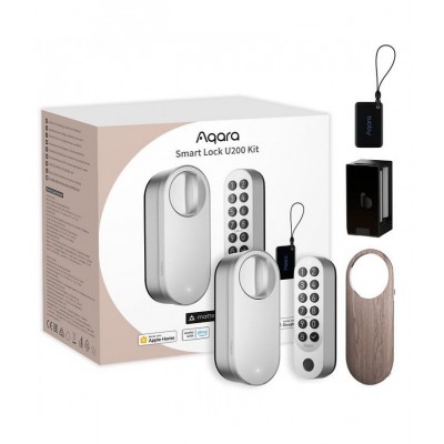 Aqara Smart Lock U200 Kit, Silver (EL-D02DS)