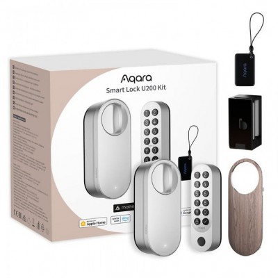 Aqara Smart Lock U200 Kit, Silver (EL-D02DS) Aqara Smart Lock U200 Kit, Silver (EL-D02DS)
