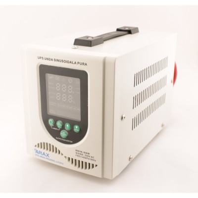 UPS Centrala termica sinus PRO 500E 350W, sinus pur, acumulator extern , Compatibil LiFePo4 (UPS-ARAX-PRO500E-LIFEPO4)
