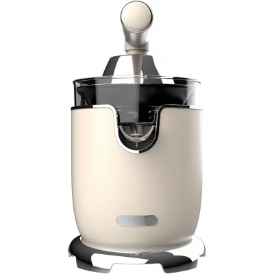 Storcator de citrice Cecotec RetroJuice 1000, 1000W, Inox, 2 conuri, anti picurare (03891)