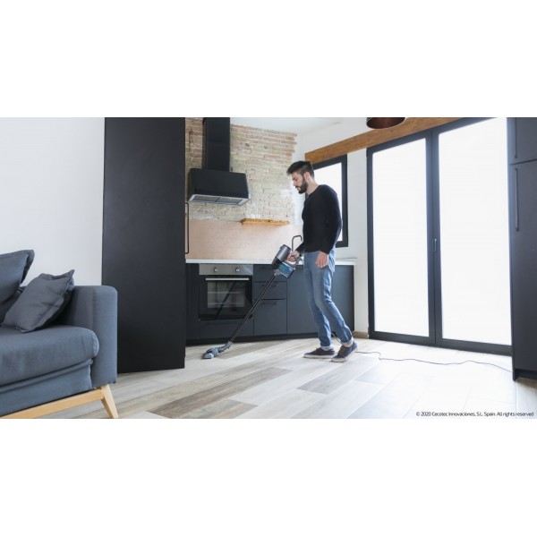 Aspirator ciclonic 2 in 1 Cecotec ThunderBrush 560, Putere 600W, Rezervor 500ml, Tehnologie 180º, cablu 4.5m, Negru (05514)