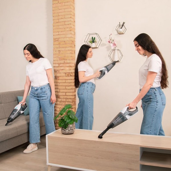 Aspirator de mana Cecotec Conga Rockstar Hand, 50W, 4.5 kPal, Baterie Li-Ion 8,4 V, 2500 mAh, autonomie 20 min (08373)