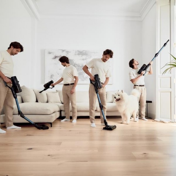 Aspirator vertical 4 in 1 Cecotec Conga Rockstar 6500 Century ErgoWet Animal, 630W, 37V Li-Ion, 30 kPa, Mop, Autonomie 100min, accesorii incluse (08434)