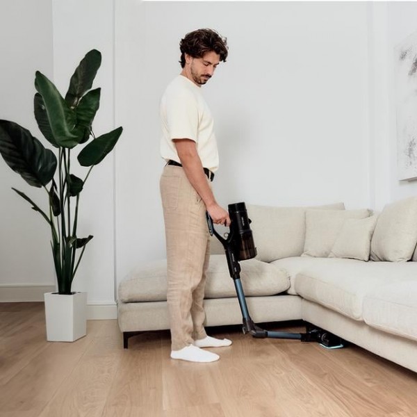 Aspirator vertical 4 in 1 Cecotec Conga Rockstar 6500 Century ErgoWet Animal, 630W, 37V Li-Ion, 30 kPa, Mop, Autonomie 100min, accesorii incluse (08434)