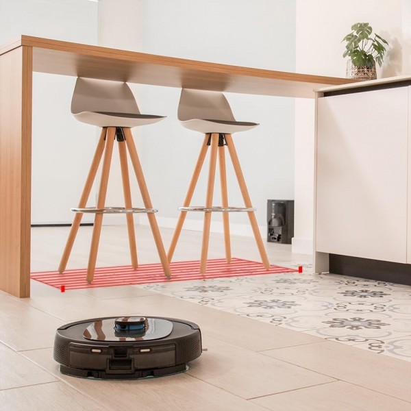 Robot de aspirare Cecotec Conga 8290 Immortal Ultra Power Home X-Treme, 7000 Pa, iTech Laser Eye, baza autocuratare, autonomie 280 minute, aspirator si mop (08612)