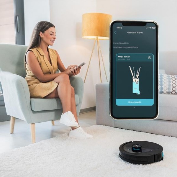 Robot de aspirare Conga 8490 Ultimate Ultra, 4 in 1, 7000 Pa, Laser, Autonomie 170 minute, 2 perii centrale, Functie mop (A01_EU01 _100081) Robot de aspirare Conga 8490 Ultimate Ultra, 4 in 1, 7000 Pa, Laser, Autonomie 170 minute, 2 perii centrale, Functie mop (A01_EU01 _100081)