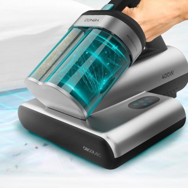 Aspirator UV de pat antiacarieni Cecotec Conga Rockstar 4000, 400W, 13000Pa, aer cald, depozit dublu (A01_EU01_100071)