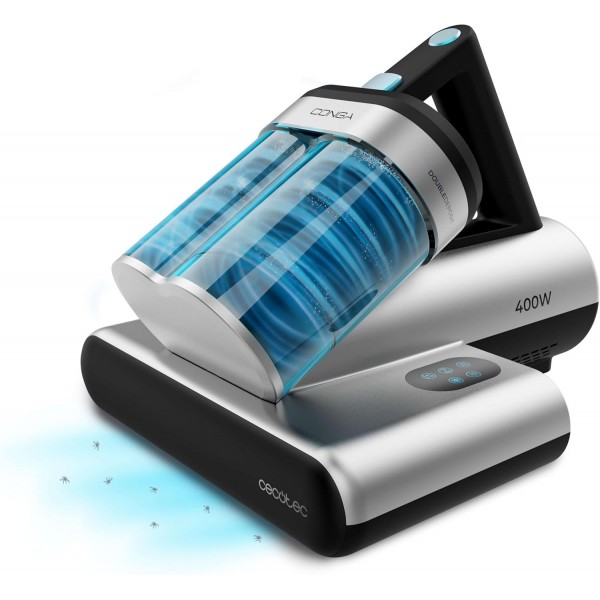 Aspirator UV de pat antiacarieni Cecotec Conga Rockstar 4000, 400W, 13000Pa, aer cald, depozit dublu (A01_EU01_100071)
