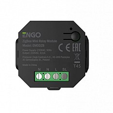 Mini modul de releu ENGO ZigBee cu caracteristică repetitor, ieșire 230V (ENGEMODZB)