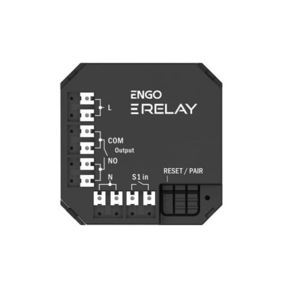 Releu inteligent Engo EREL 12A ZigBee, NO-COM (ENGEREL12ZB)