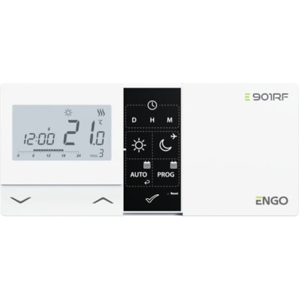 Termostat de ambient ENGO E901RF programabil, fara fir (ENGE901RF)