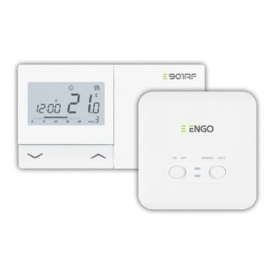 Termostat de ambient ENGO E901RF programabil, fara fir (ENGE901RF)