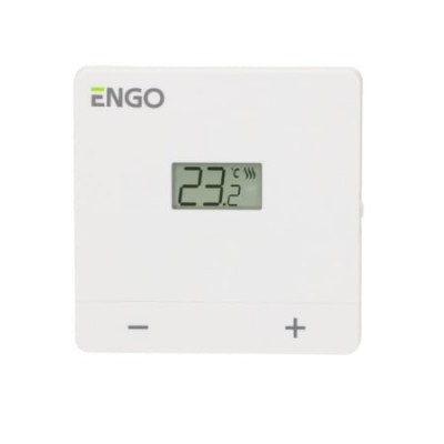 Termostat de camera ENGO EASY cu fir, alb, 230V (ENGEASY-230W)