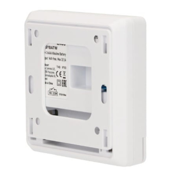 Termostat de camera ENGO EASY cu fir, alb, baterie (ENGEASYBATW)