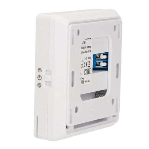 Termostat de camera ENGO EASY cu fir, alb, baterie (ENGEASYBATW)