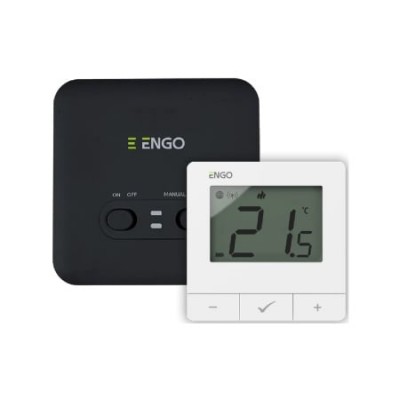 Termostat de cameră smart ENGO E20i WiFi, Tuya - alb (ENGE20I-W)