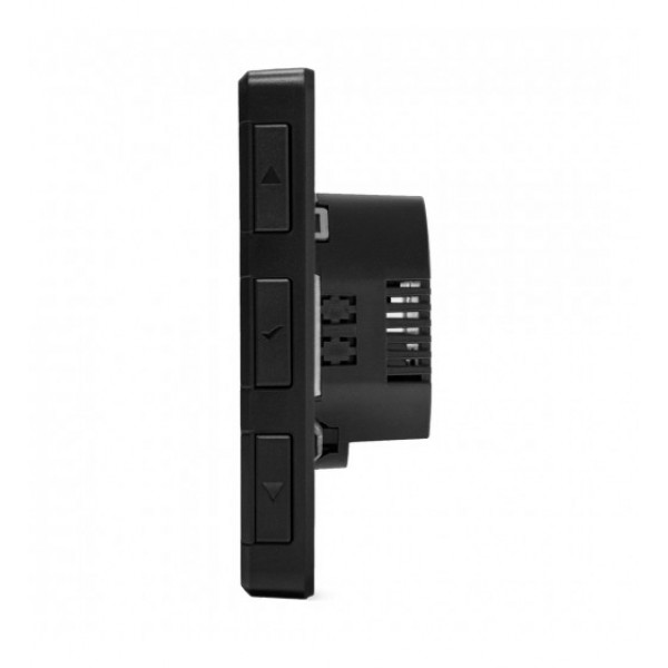 Termostat inteligent ENGO ONE ZigBee, negru, incastrabil, 230V (ENGEONE230B)