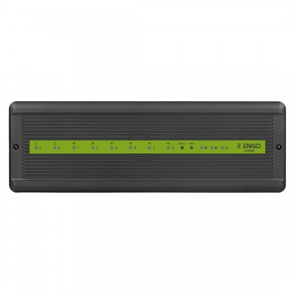 Unitate centrala ENGO ECB62 pentru incalzire prin pardoseala cu 6 zone ZigBee wireless + 2 zone cu fir, 230V (ENGECB62ZB)