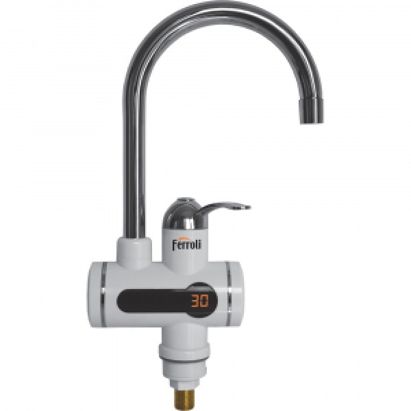 Instant electric de apa Ferroli Storm, tip robinet, digital, pentru chiuveta, 3 kW (IEWH02)