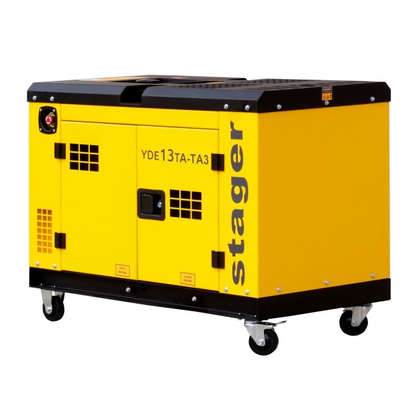 Generator insonorizat diesel dualStager YDE13TA-TA3 10kW, 39A, 3000rpm (1158000013TATA3)