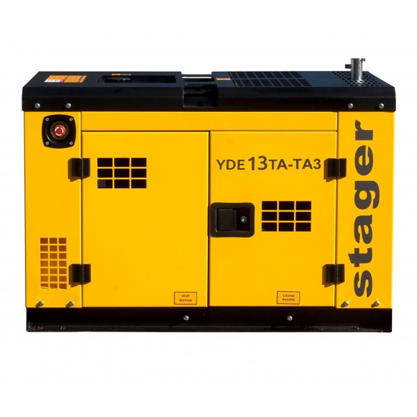 Generator insonorizat diesel dualStager YDE13TA-TA3 10kW, 39A, 3000rpm (1158000013TATA3)