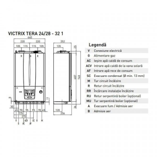 Immergas Centrala termica Victrix Tera 32 1 Erp 32 kw (3.027371) Immergas Centrala termica Victrix Tera 32 1 Erp 32 kw (3.027371)