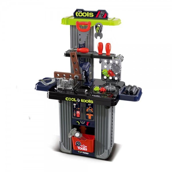 Banc de lucru jucarie Rovo 102A, cu unelte si accesorii, 42 piese (102A) Banc de lucru jucarie Rovo 102A, cu unelte si accesorii, 42 piese (102A)