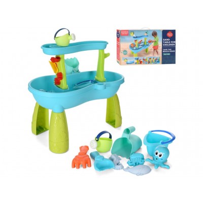 Masuta de joaca Rovo HG-1219 pentru apa si nisip, accesorii incluse (HG-1219)