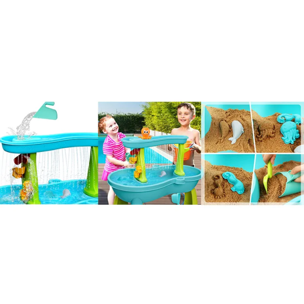 Masuta de joaca Rovo HG-1219 pentru apa si nisip, accesorii incluse (HG-1219)
