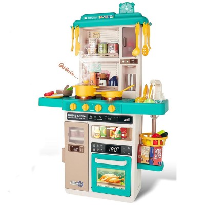 Bucatarie copii, Rovo 277, aragaz de jucarie, chiuveta cu circuit de apa, aragaz aburi, sunete, lumini, frigider, cuptor, fructe, legume, multiple accesorii, 50 de piese (277) Bucatarie copii, Rovo 277, aragaz de jucarie, chiuveta cu circuit de apa, aragaz aburi, sunete, lumini, frigider, cuptor, fructe, legume, multiple accesorii, 50 de piese (277)
