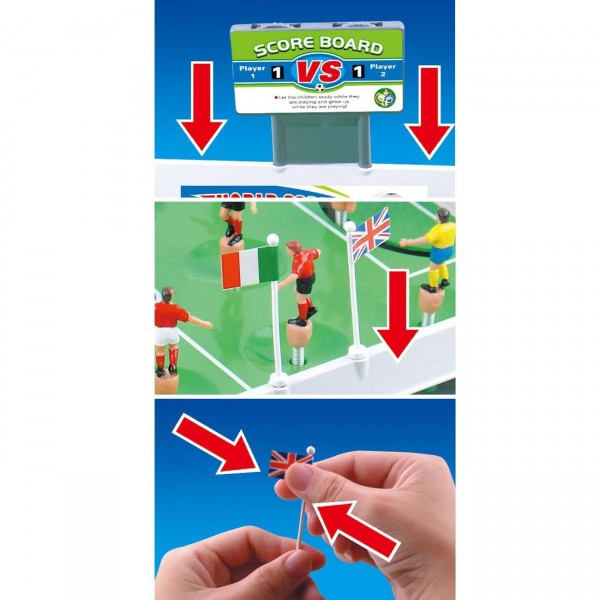 Joc de foosball Rovo 68008, dimensiuni 49 x 36 x 6 cm (68008)