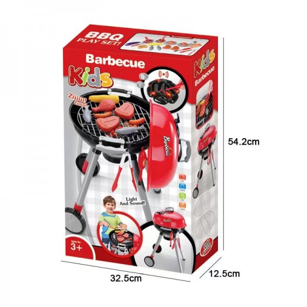 BBQ Grill Gratar jucarie Rovo 901A, lumini si sunete, 22 piese (008-901A) BBQ Grill Gratar jucarie Rovo 901A, lumini si sunete, 22 piese (008-901A)