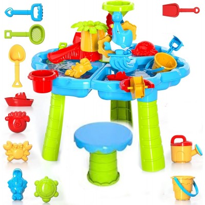 Masuta de joaca Rovo J9125 pentru apa si nisip, accesorii incluse (J9125)