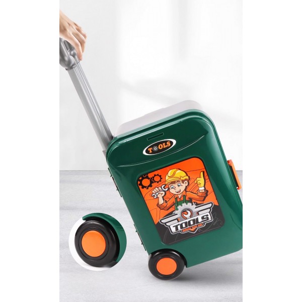 Banc de lucru jucarie Rovo 952, cu unelte si accesorii, 35 piese (008-952) Banc de lucru jucarie Rovo 952, cu unelte si accesorii, 35 piese (008-952)