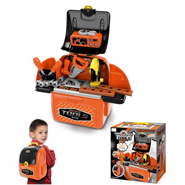 Banc de lucru jucarie Rovo 962, cu unelte si accesorii, 28 piese (008-962) Banc de lucru jucarie Rovo 962, cu unelte si accesorii, 28 piese (008-962)