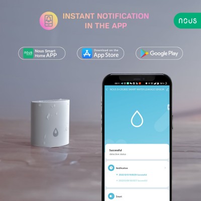 Senzor Smart detectie scurgeri de apa NOUS E4, ZigBee (E4)
