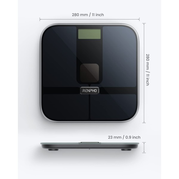 Cantar SMART Digital RENPHO R-A020 – Body Composition, Alimentare Solara, Greutate, Grasime Corporala, Muschi, Oase, Bluetooth, Apple Health, Fitbit, Samsung Health (R-A020) Cantar SMART Digital RENPHO R-A020 – Body Composition, Alimentare Solara, Greutate, Grasime Corporala, Muschi, Oase, Bluetooth, Apple Health, Fitbit, Samsung Health (R-A020)