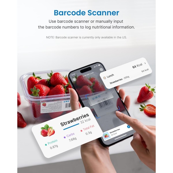 Cantar SMART Digital Nutritional de Bucatarie RENPHO R-T001 – Bluetooth, Calorii, Dieta si Fitness, compatibil Apple Health, Fitbit, Samsung Health (R-T001) Cantar SMART Digital Nutritional de Bucatarie RENPHO R-T001 – Bluetooth, Calorii, Dieta si Fitness, compatibil Apple Health, Fitbit, Samsung Health (R-T001)