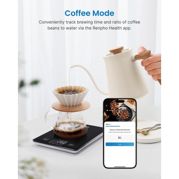 Cantar SMART Digital Nutritional de Bucatarie RENPHO R-T001 – Bluetooth, Calorii, Dieta si Fitness, compatibil Apple Health, Fitbit, Samsung Health (R-T001) Cantar SMART Digital Nutritional de Bucatarie RENPHO R-T001 – Bluetooth, Calorii, Dieta si Fitness, compatibil Apple Health, Fitbit, Samsung Health (R-T001)