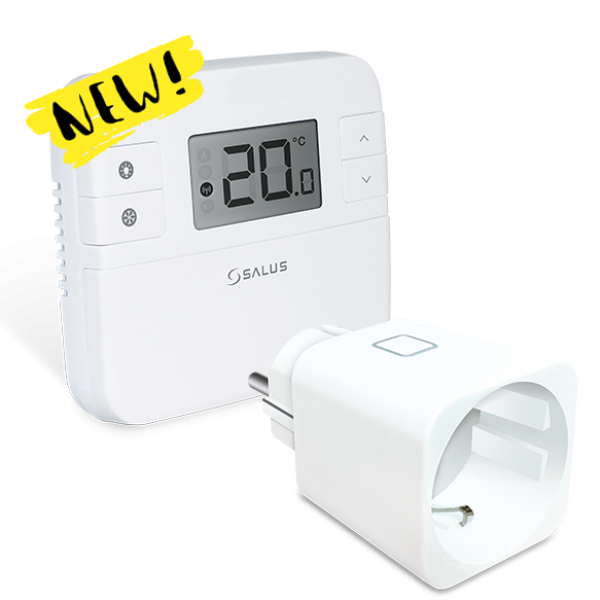 Salus Termostat neprogramabil RF cu receptor tip priză RT310SPE Salus Termostat neprogramabil RF cu receptor tip priză RT310SPE