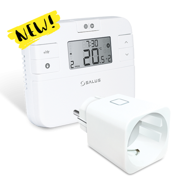 Salus Termostat neprogramabil RF cu receptor tip priză RT510SPE Salus Termostat neprogramabil RF cu receptor tip priză RT510SPE
