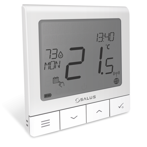 Salus Termostat RF seria Quantum pentru doză, 230V SQ610 Salus Termostat RF seria Quantum pentru doză, 230V SQ610