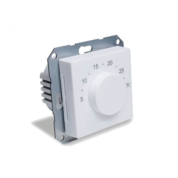 Salus Termostat cu buton rotativ, 230V, fără ramă aparat BTR230 Salus Termostat cu buton rotativ, 230V, fără ramă aparat BTR230