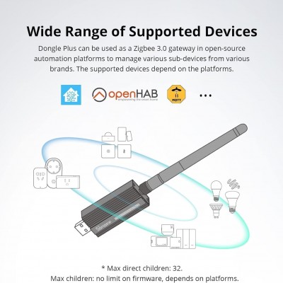 Suport Gateway Universal, SONOFF ZigBee 3.0, USB ZBDongle-E Plus (ZBDongle-E)