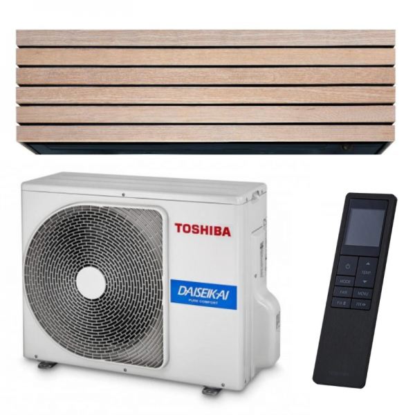 Aparat aer conditionat Toshiba Daisekai 10 Wood, 18000 BTU, Clasa A+++, control WiFi, inverter, design premium, confort maxim (RAS-B18S4KVDG-E-RAS-18S4AVPG-E) Aparat aer conditionat Toshiba Daisekai 10 Wood, 18000 BTU, Clasa A+++, control WiFi, inverter, design premium, confort maxim (RAS-B18S4KVDG-E-RAS-18S4AVPG-E)