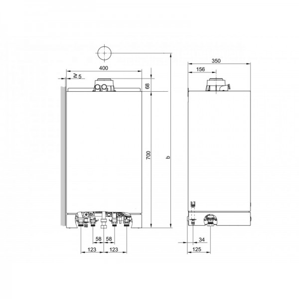 Viessmann Vitodens 100-W 26 Kw cu boiler Vitocell bivalent 300l (B1HC402) Viessmann Vitodens 100-W 26 Kw cu boiler Vitocell bivalent 300l (B1HC402)