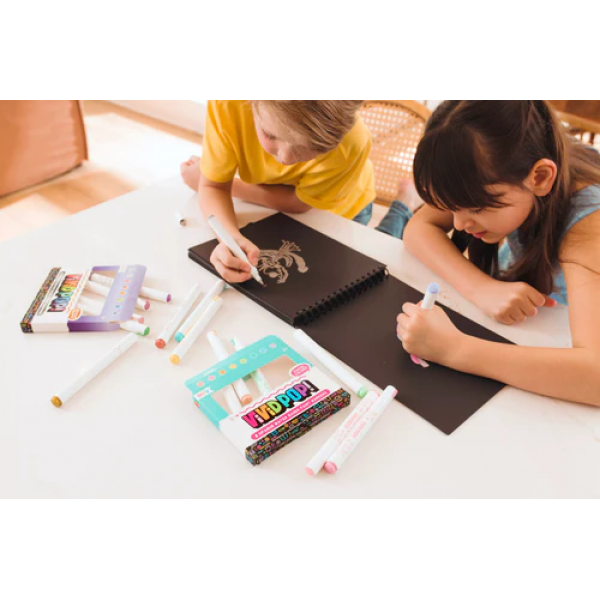 Carioci cu vopsea Vivid Pop! - set de 8, pastel