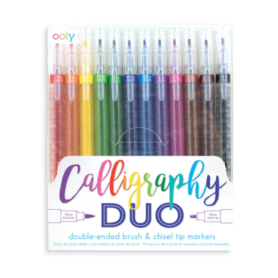 Carioci duble caligrafice Duo, set de 12